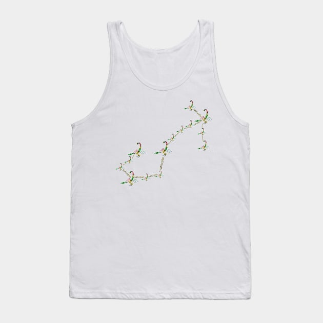 scorpio zodiac constellation Tank Top by INDONESIA68